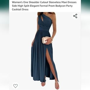 One Shoulder Cocktail Dress